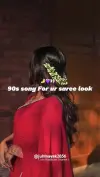 Aesthetic 90s Song Saree Look Video 2026 | Trending Photo Idea with 90s Music