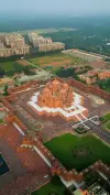 Akshardham Temple Drone Shot Swaminarayan Status Video 2026 Download