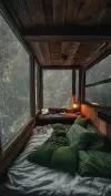 Cozy Rainy Day Bedroom Status