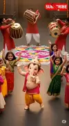 Cute Ganpati Arrival Celebration Status 2026