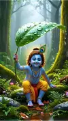 Little Krishna Janmashtami Cute Bhakti Status Video